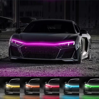 Banda LED iluminare capota, lumina Multicolora, RGB