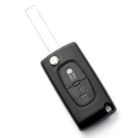 Carcasa Cheie Peugeot 207, 307, 308, 407 ,   Tip Briceag cu 2 sau 3 Butoane