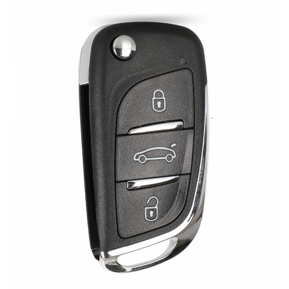 Carcasa Cheie Peugeot / 3 Butoane / Cu Loc Pentru Baterie / HU83
