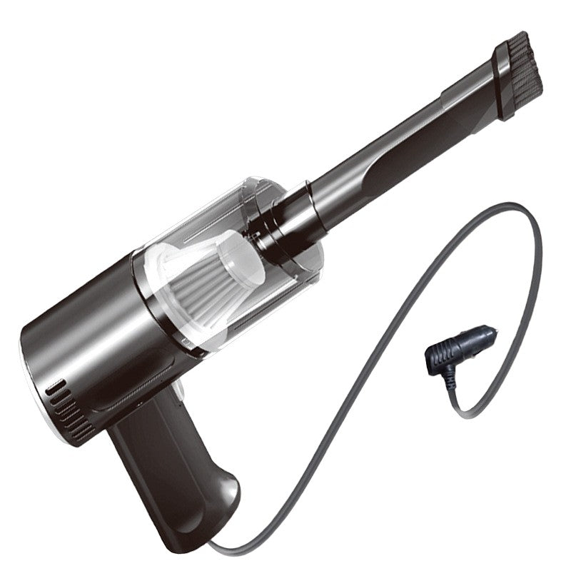 Aspirator Portabil Auto Tip Pistol K7A, Pentru Casa si Masina, Cablu Auto, 36 x 17 cm