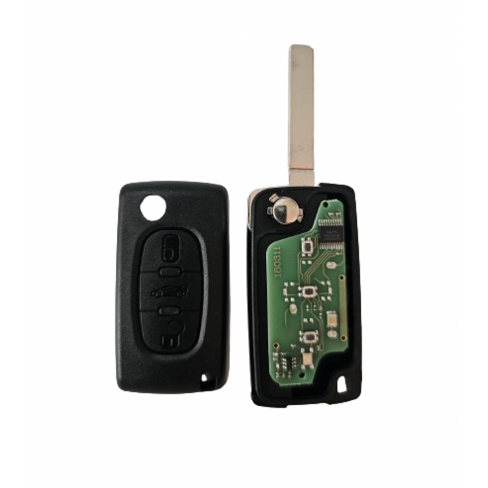 Cheie Completa Peugeot 3 Butoane Cu Electronica ASK-0523