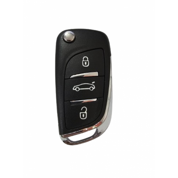 Carcasa Cheie Peugeot / 3 Butoane / Cu Loc Pentru Baterie