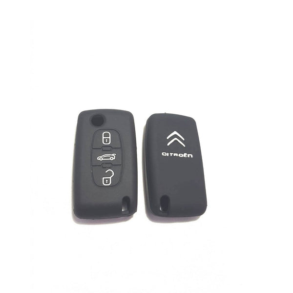Husa Silicon Citroen 3 Butoane Cu Emblema