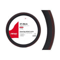 Husa volan O 37-39 cm, cusatura rosie - protectie volan, grip  confort