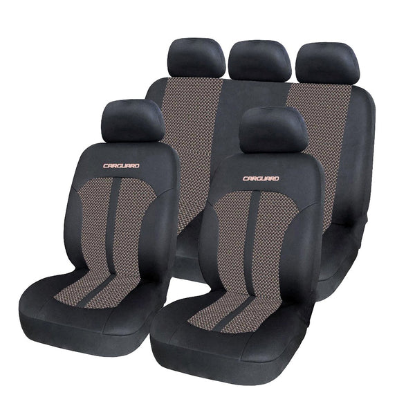 Huse scaune auto universale - bej+negru