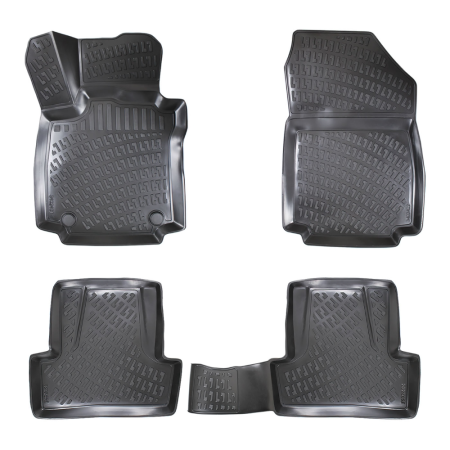Set Covorase Auto Tavita Renault Clio 4 (2012-2019) Cauciuc TPE