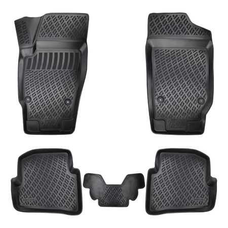 Set Covorase Auto Tavita VW Polo 5 (2009-2017) Cauciuc TPE