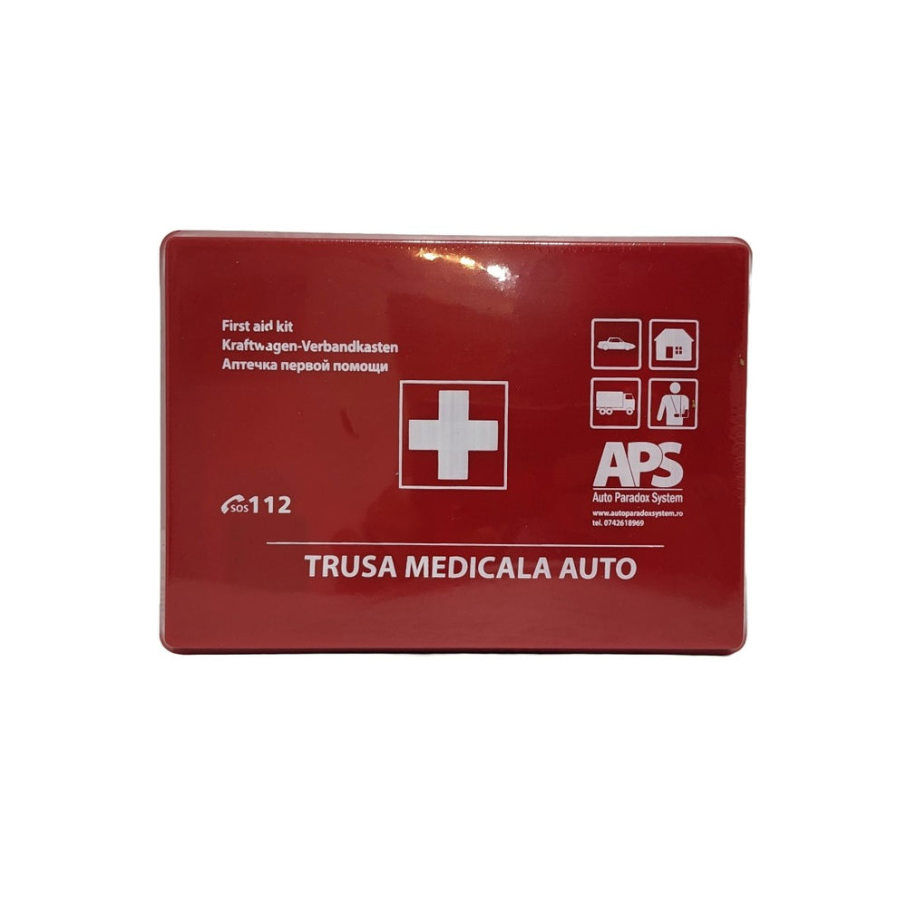 Trusa Medicala De Prim Ajutor Cu Dispozitiv De Resuscitare - Mini - Rosie